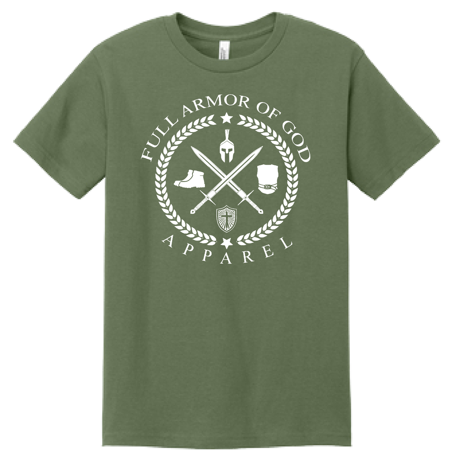 Full Armor of God Olive TEE