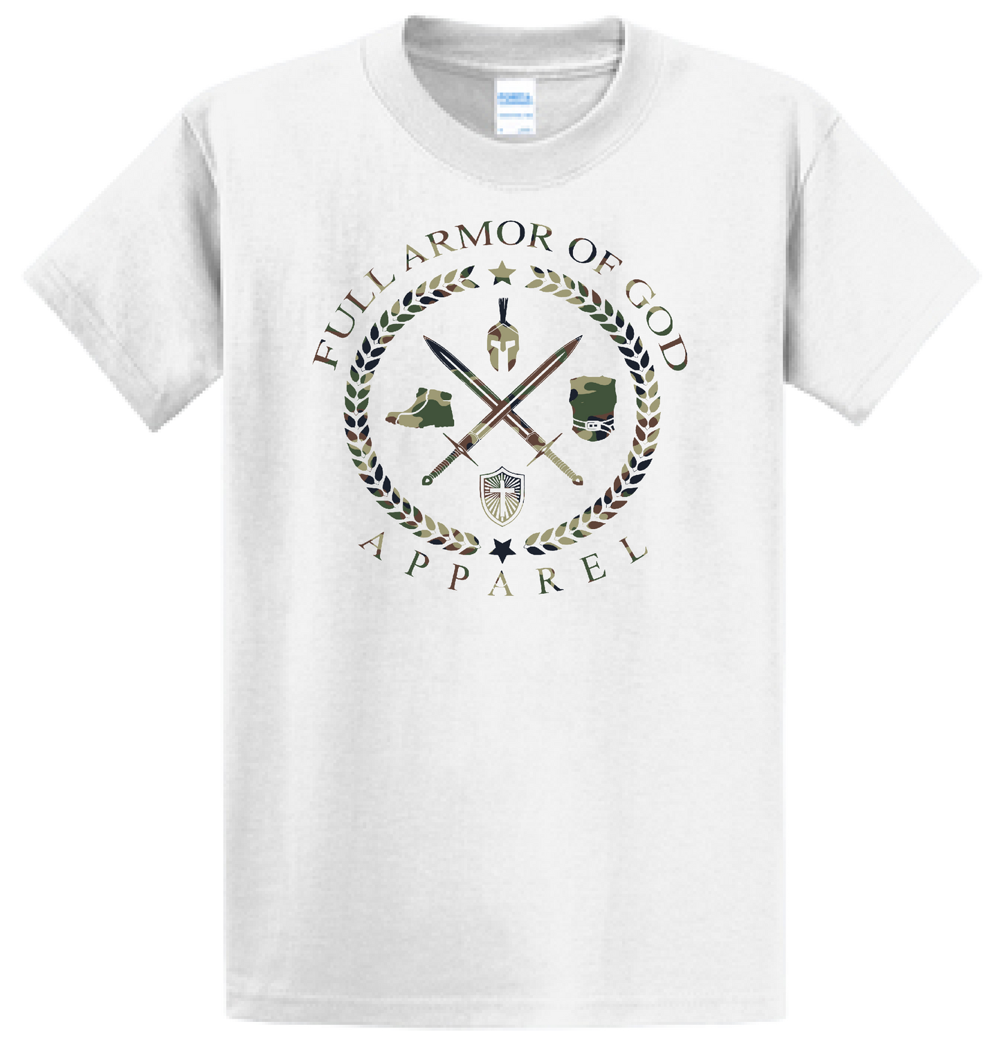 Full Armor of God Army Fatigue TEE