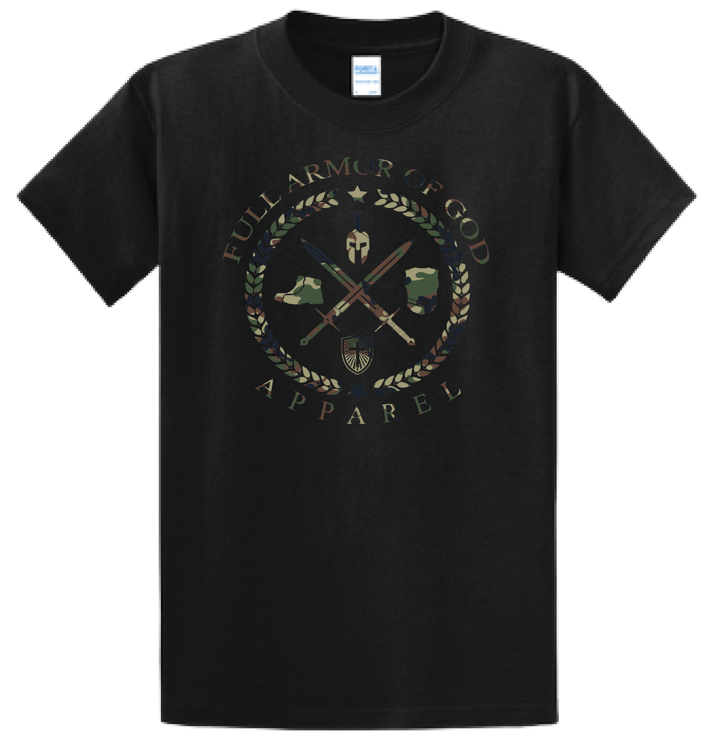 Full Armor of God Army Fatigue Black