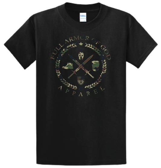 Full Armor of God Army Fatigue Black