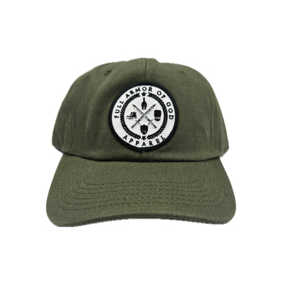 Full Armor of God Dad Hat Patch Logo
