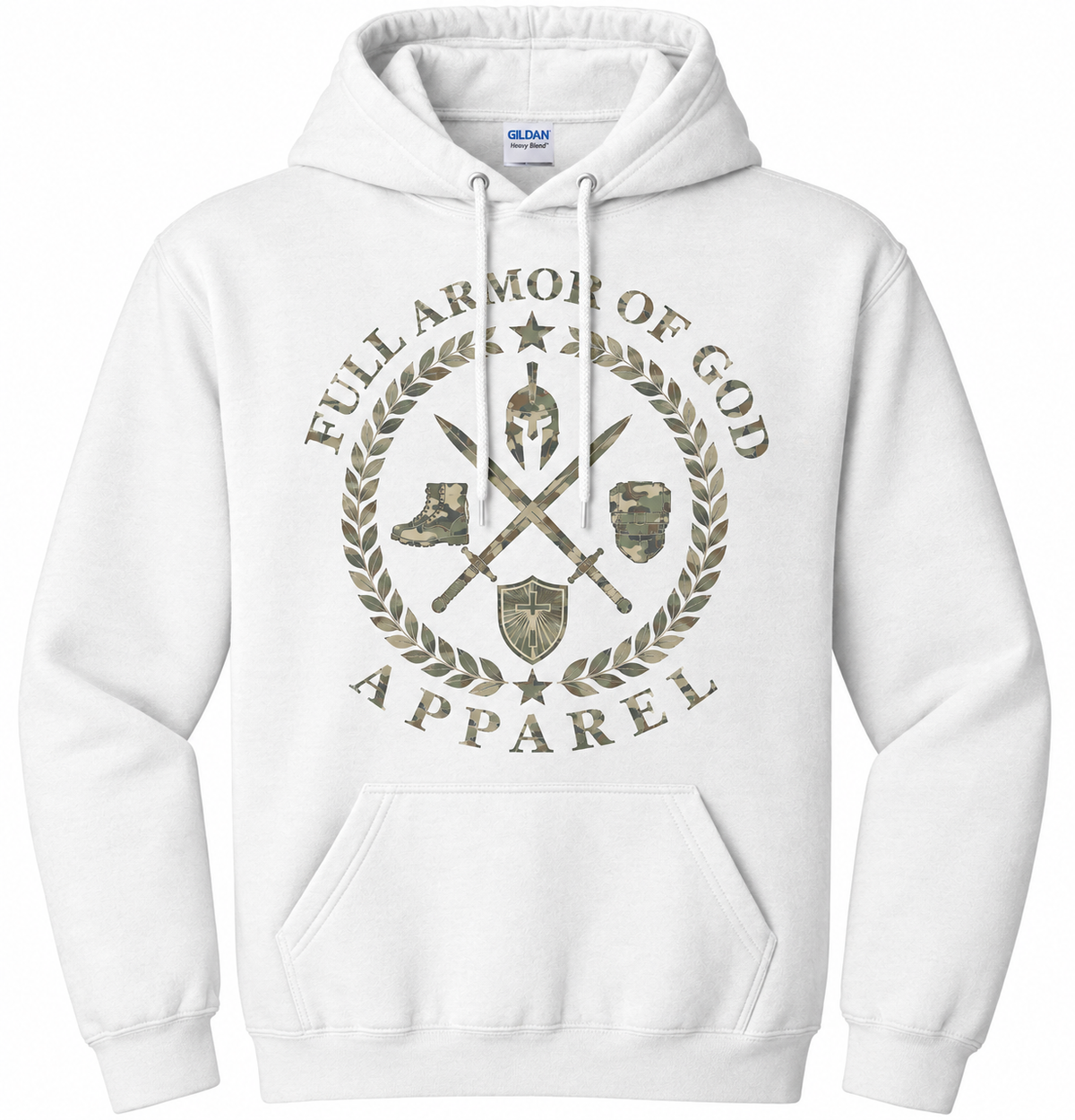 Full Armor of God Camo Hoodie